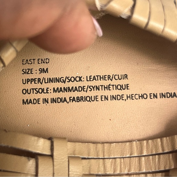 ANTHROPOLOGIE MATISSE WOVEN EAST END SLIDES SLIP ON MULES SZ 9 NEUTRAL - Picture 6 of 16